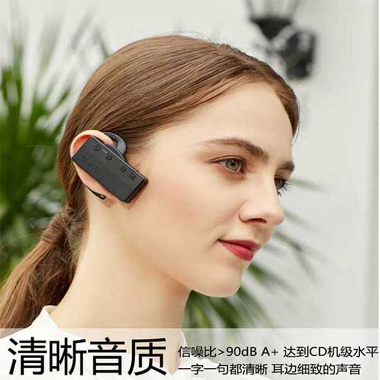 無線講解器藍(lán)牙耳機佩戴方式